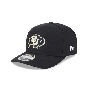 Colorado Buffaloes Black Team 9SEVENTY Stretch-Snap Hat