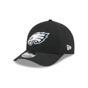 Philadelphia Eagles Team Black 9FORTY M-Crown Snapback Hat