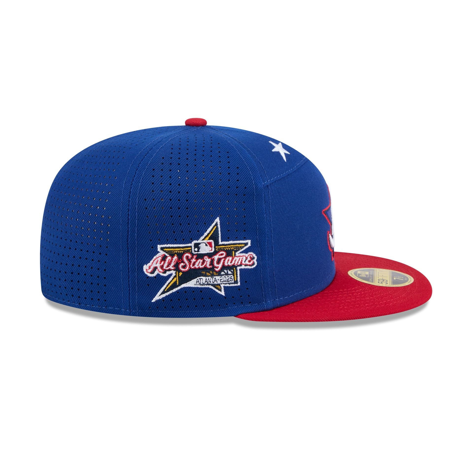 Atlanta Braves 2025 All-Star Game Workout Split Panel 59FIFTY Fitted Hat - Image 4