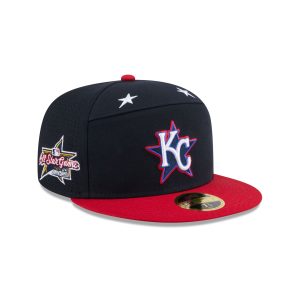 Kansas City Royals 2025 All-Star Game Workout Split Panel 59FIFTY Fitted Hat