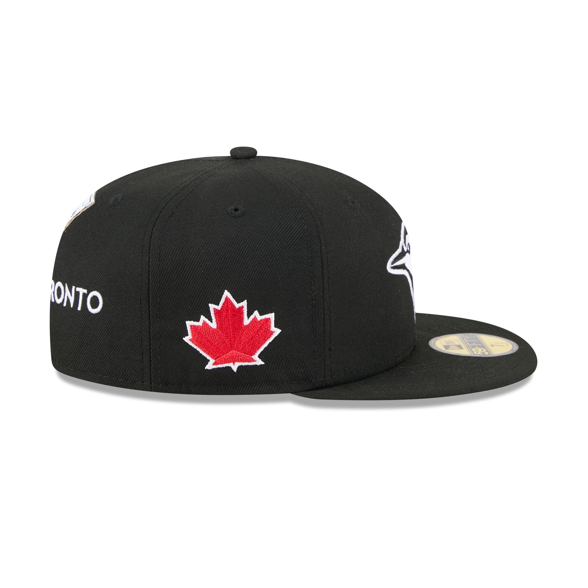 Alpha Industries x Toronto Blue Jays Black 59FIFTY Fitted Hat - Image 5