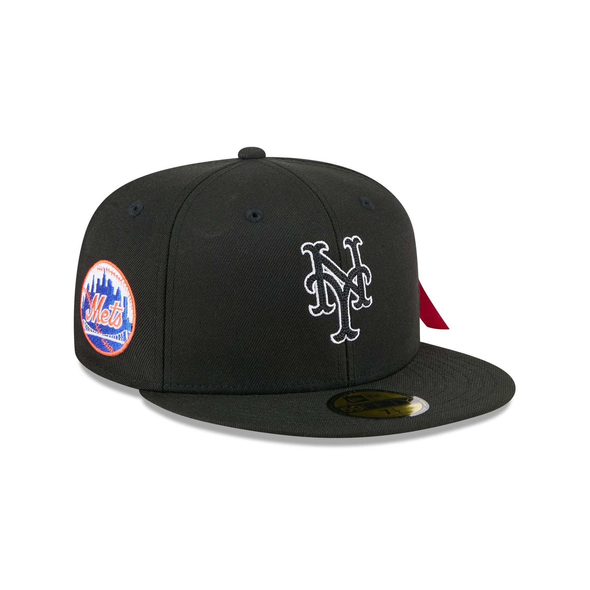 Alpha Industries x New York Mets Black 59FIFTY Fitted Hat - Image 3
