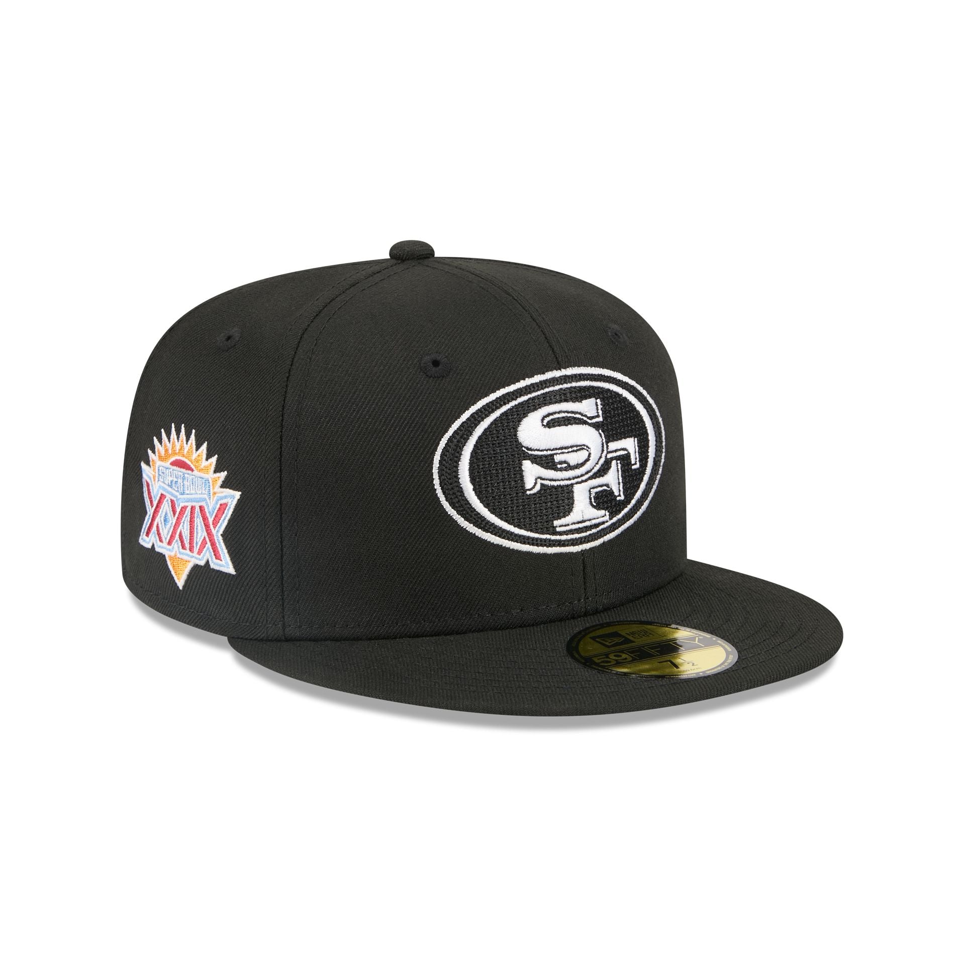 Alpha Industries x San Francisco 49ers Black 59FIFTY Fitted Hat - Image 3