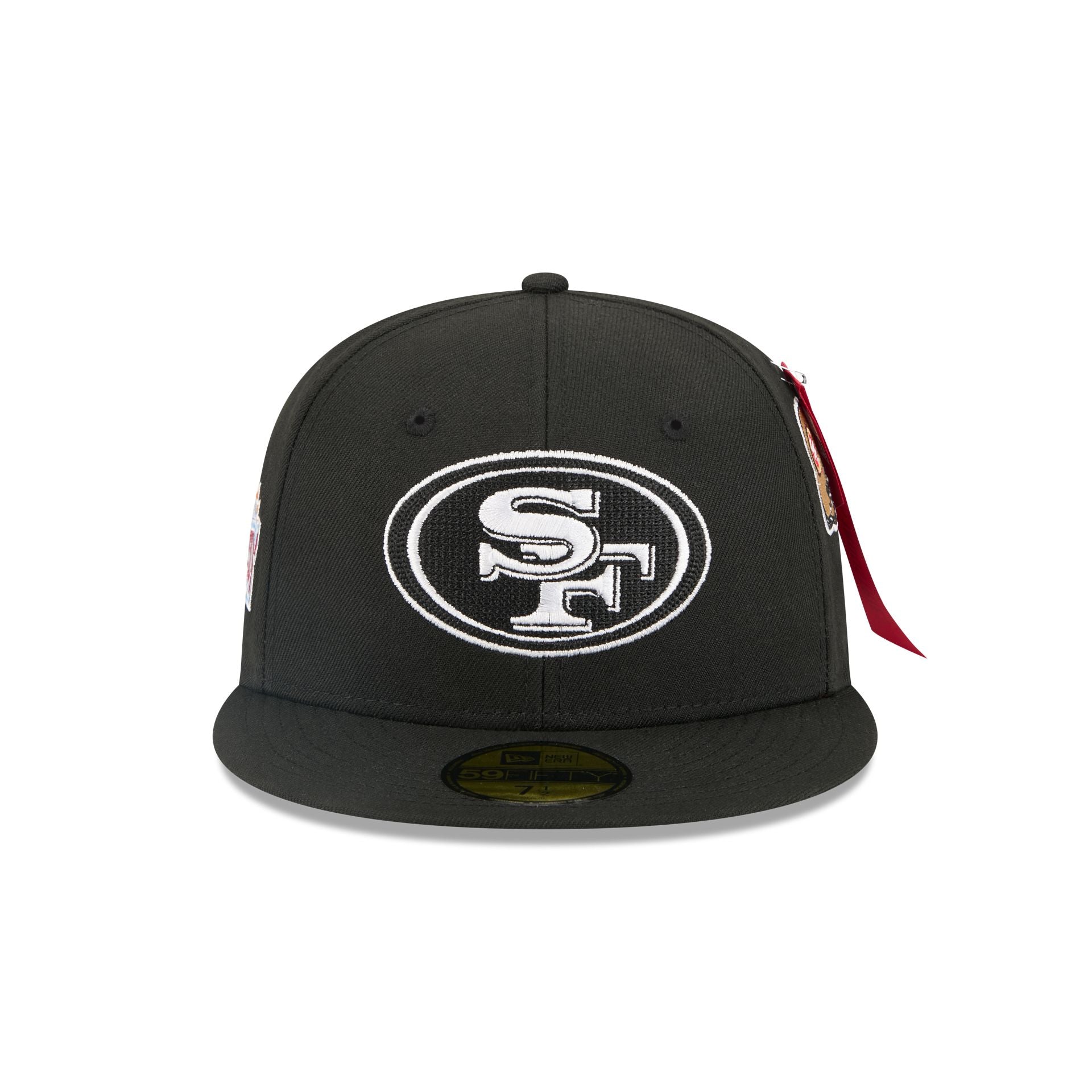 Alpha Industries x San Francisco 49ers Black 59FIFTY Fitted Hat - Image 2