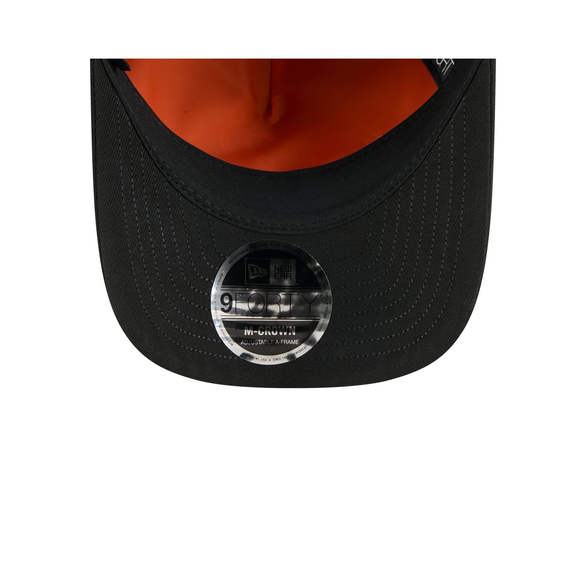 Alpha Industries x Washington Nationals Black 9FORTY M-Crown A-Frame Snapback Hat - Image 7