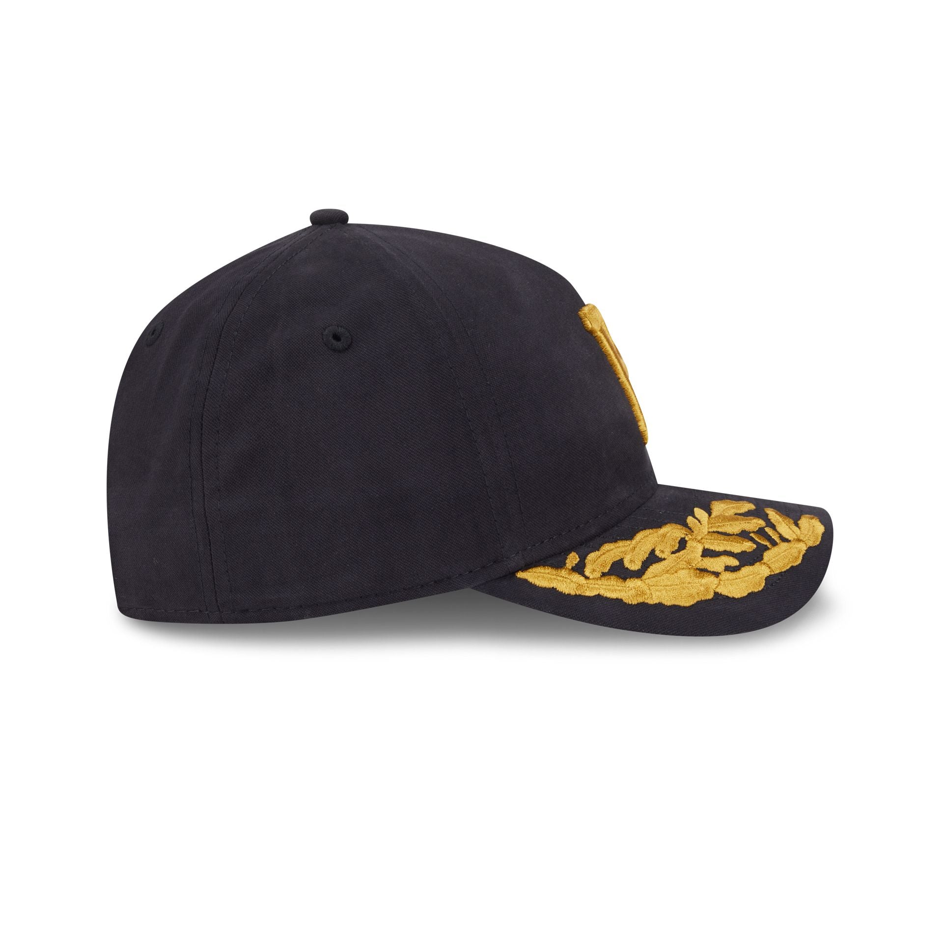 Alpha Industries x Pittsburgh Pirates Black 9FORTY M-Crown A-Frame Snapback Hat - Image 5