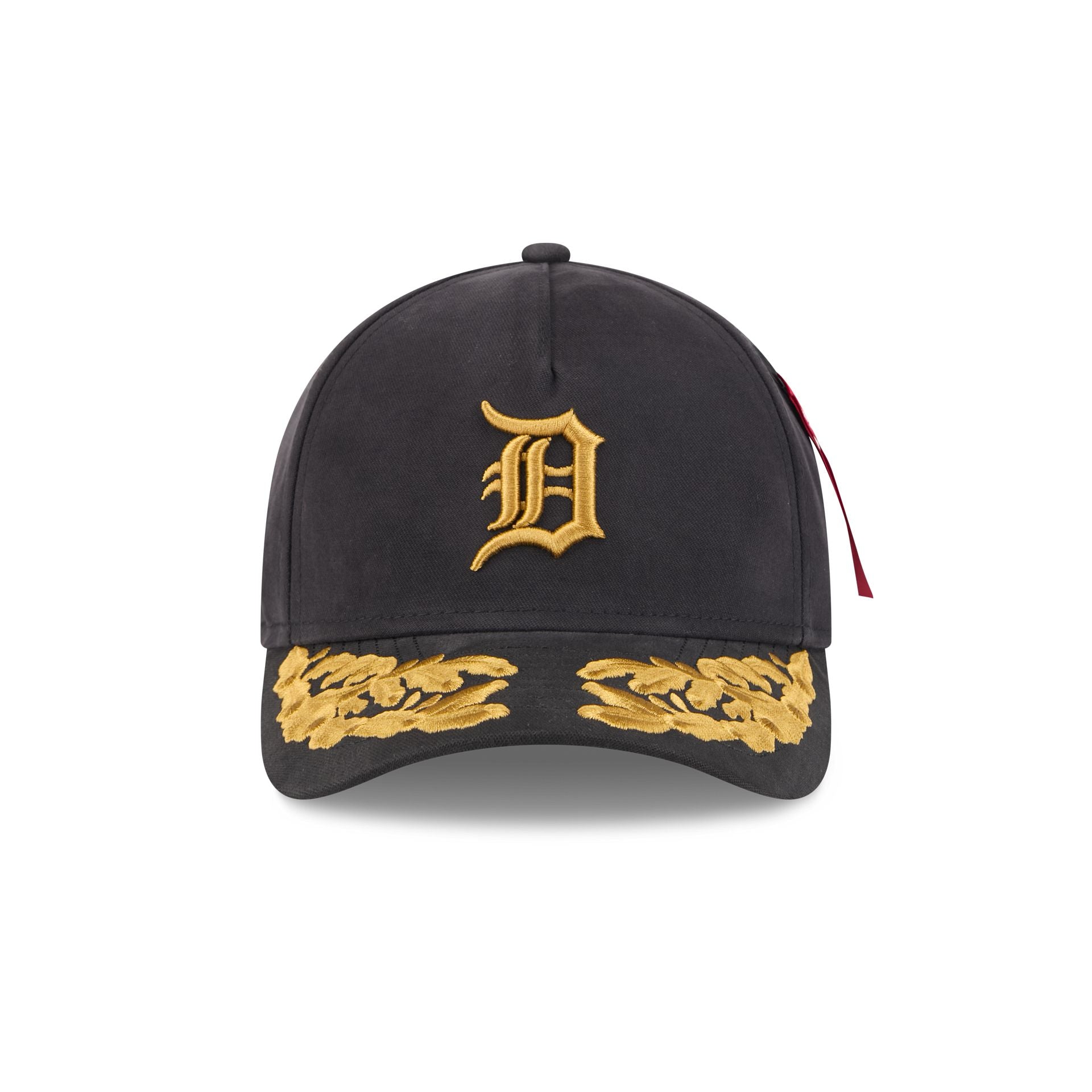 Alpha Industries x Detroit Tigers Black 9FORTY M-Crown A-Frame Snapback Hat - Image 2