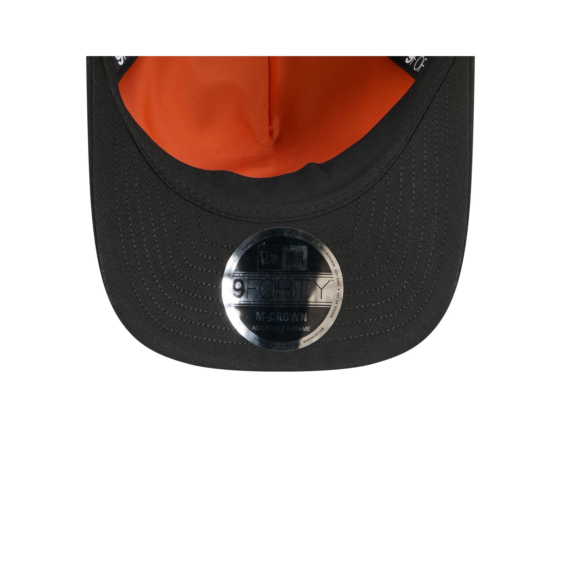 Alpha Industries x Miami Marlins Black 9FORTY M-Crown A-Frame Snapback Hat - Image 7