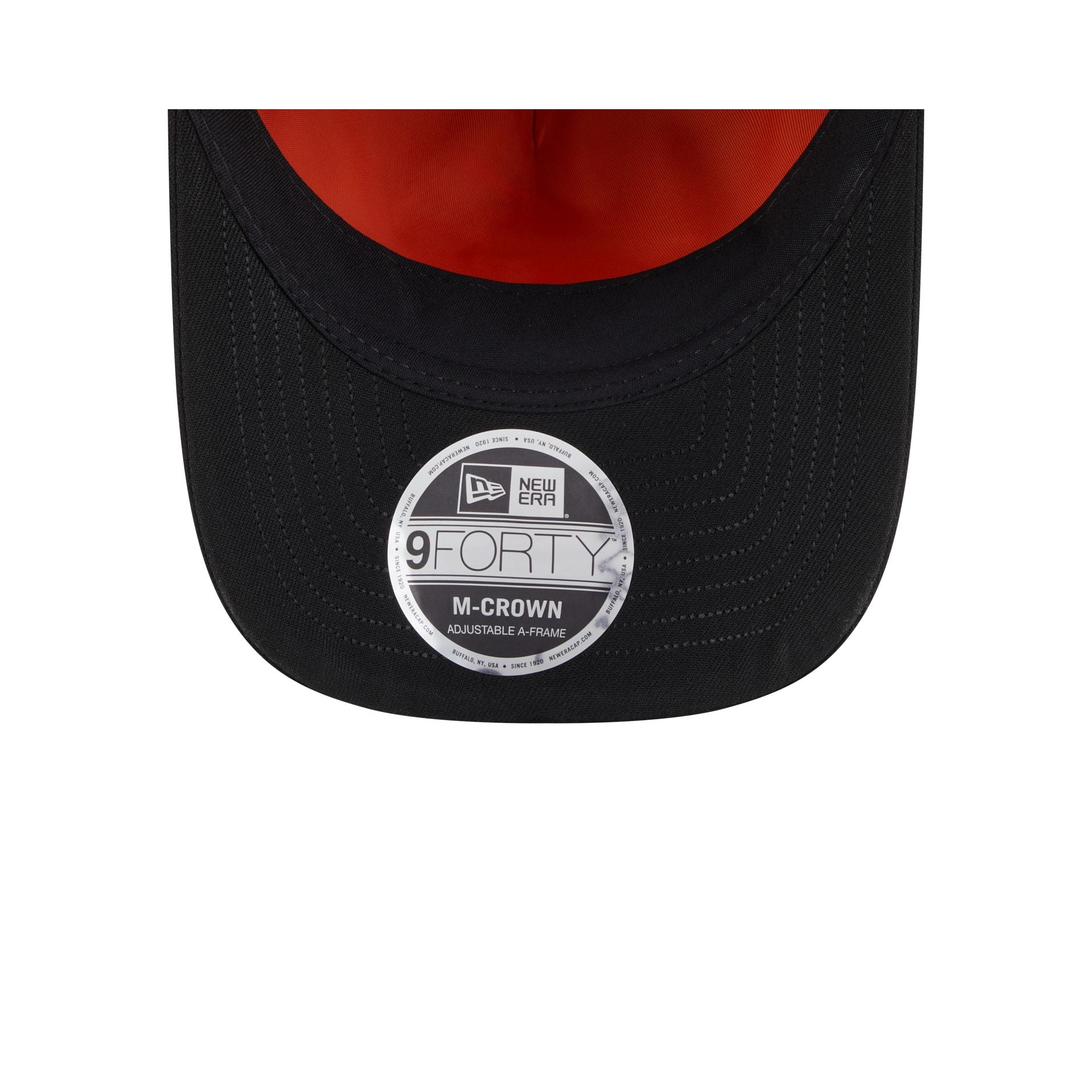 Alpha Industries x Buffalo Bills Black 9FORTY M-Crown A-Frame Snapback Hat - Image 7