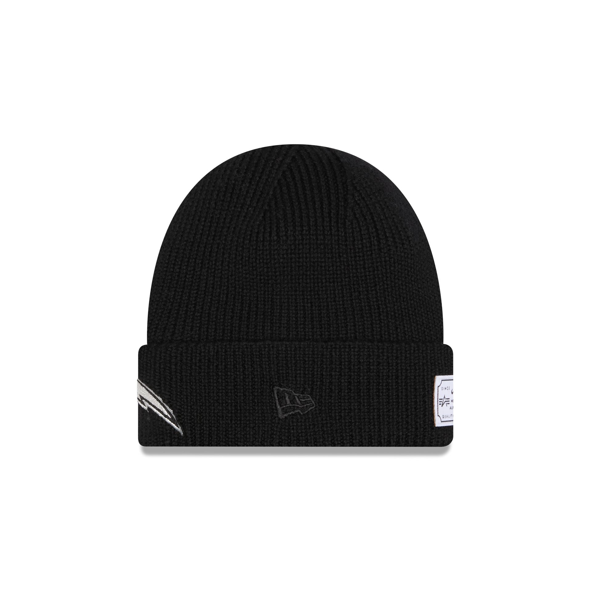 Alpha Industries x Los Angeles Chargers Black Cuff Knit Hat - Image 2