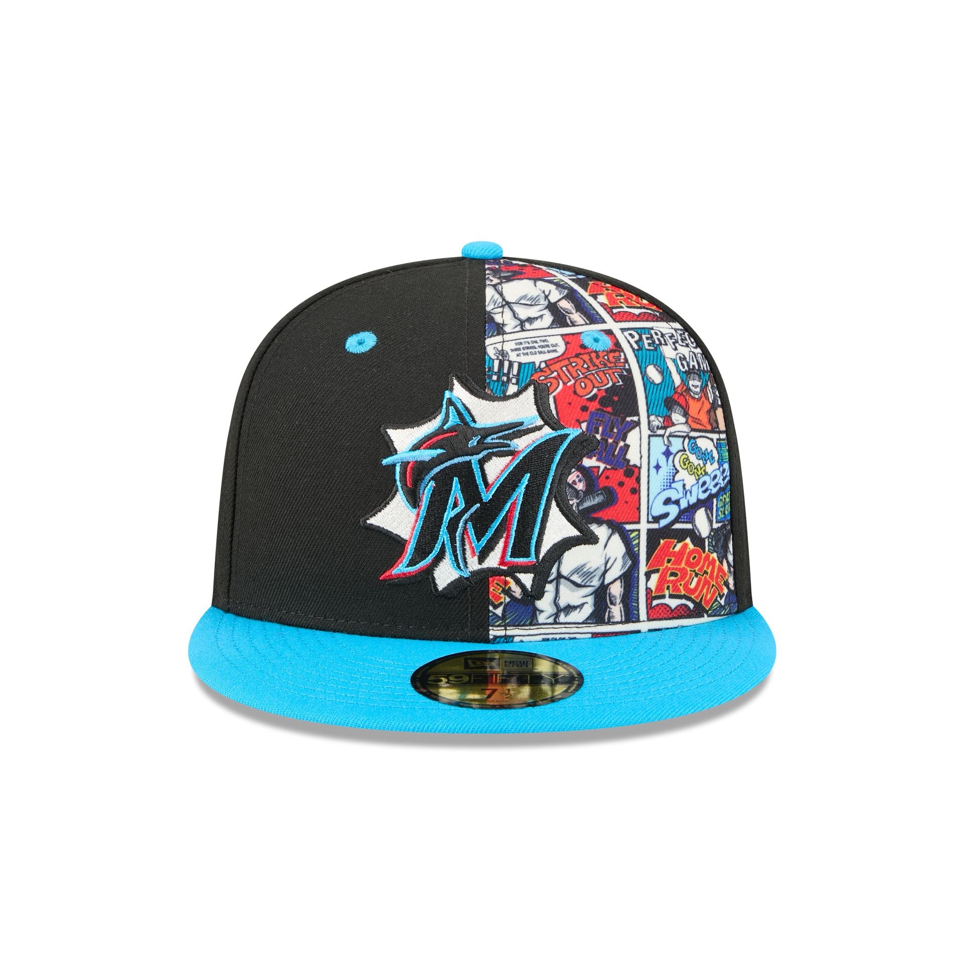 Miami Marlins Diamond Hero Edition 59FIFTY Fitted Hat - Image 2