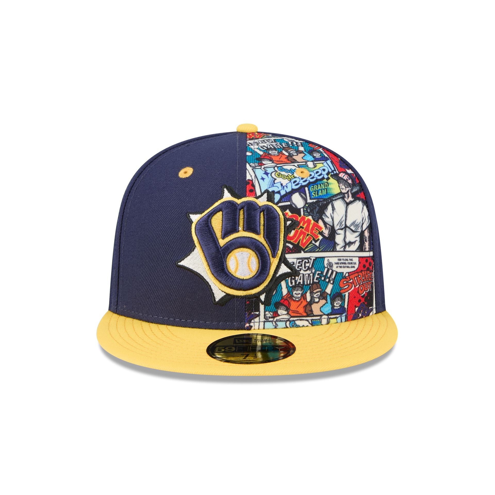 Milwaukee Brewers Diamond Hero Edition 59FIFTY Fitted Hat - Image 2