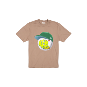 New Era Branded Big Head Greens Taupe Gray T-Shirt