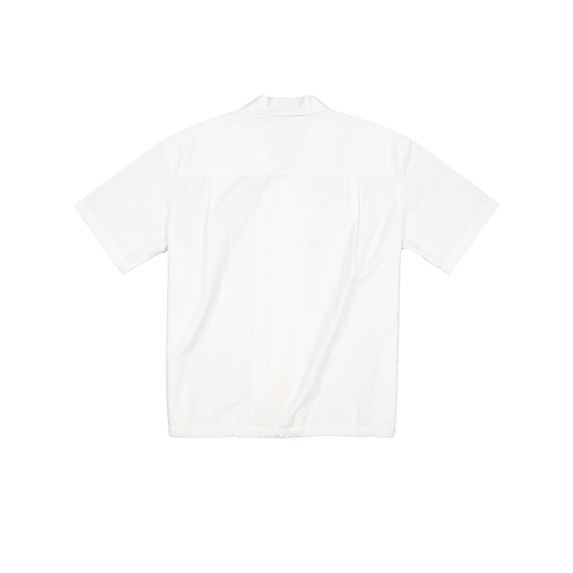 New Era Branded Resort Optic White Open Collared Shirt - Image 3