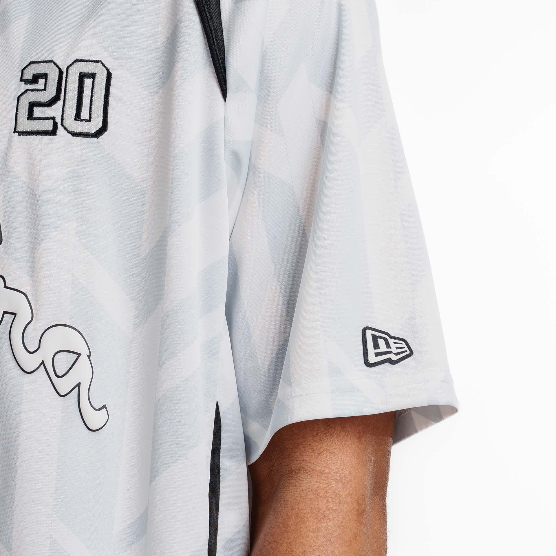 New Era Branded Advantage Printed Optic White Soccer Jersey - Image 3