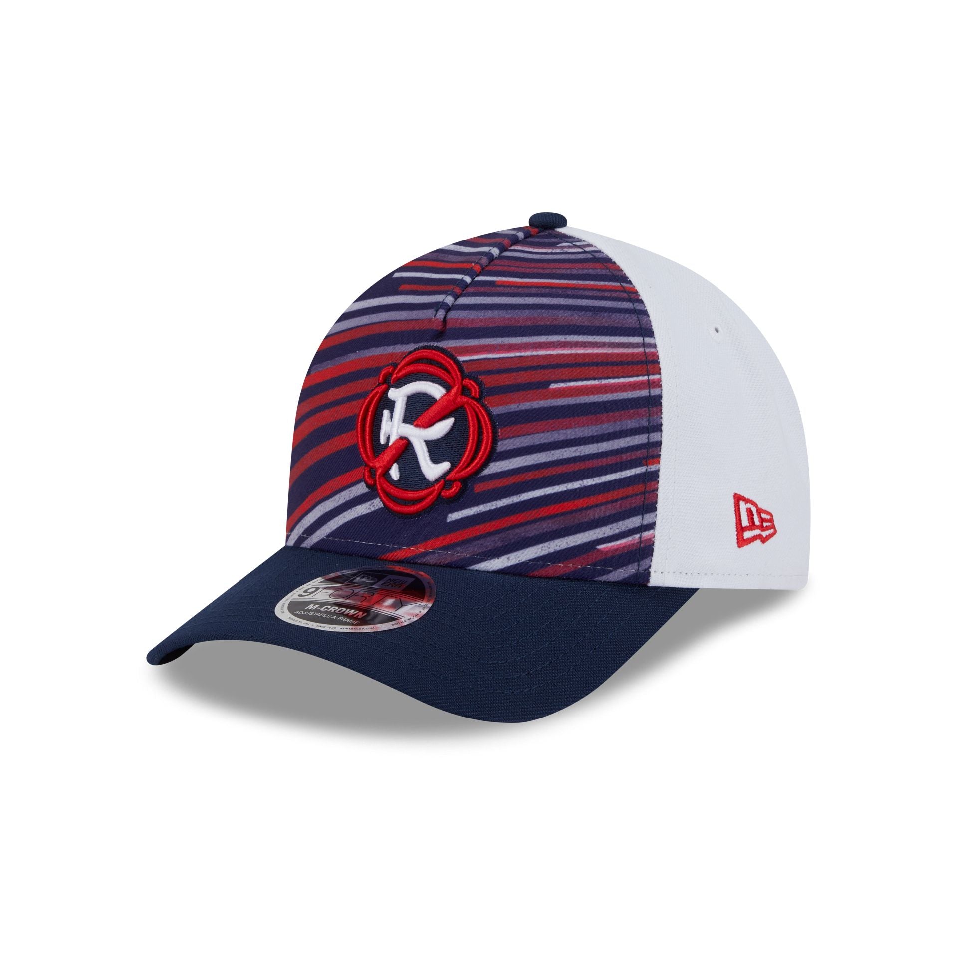 New England Revolution 2025 Jersey Hook Multicolor 9FORTY M-Crown A-Frame Snapback Hat - Image 3