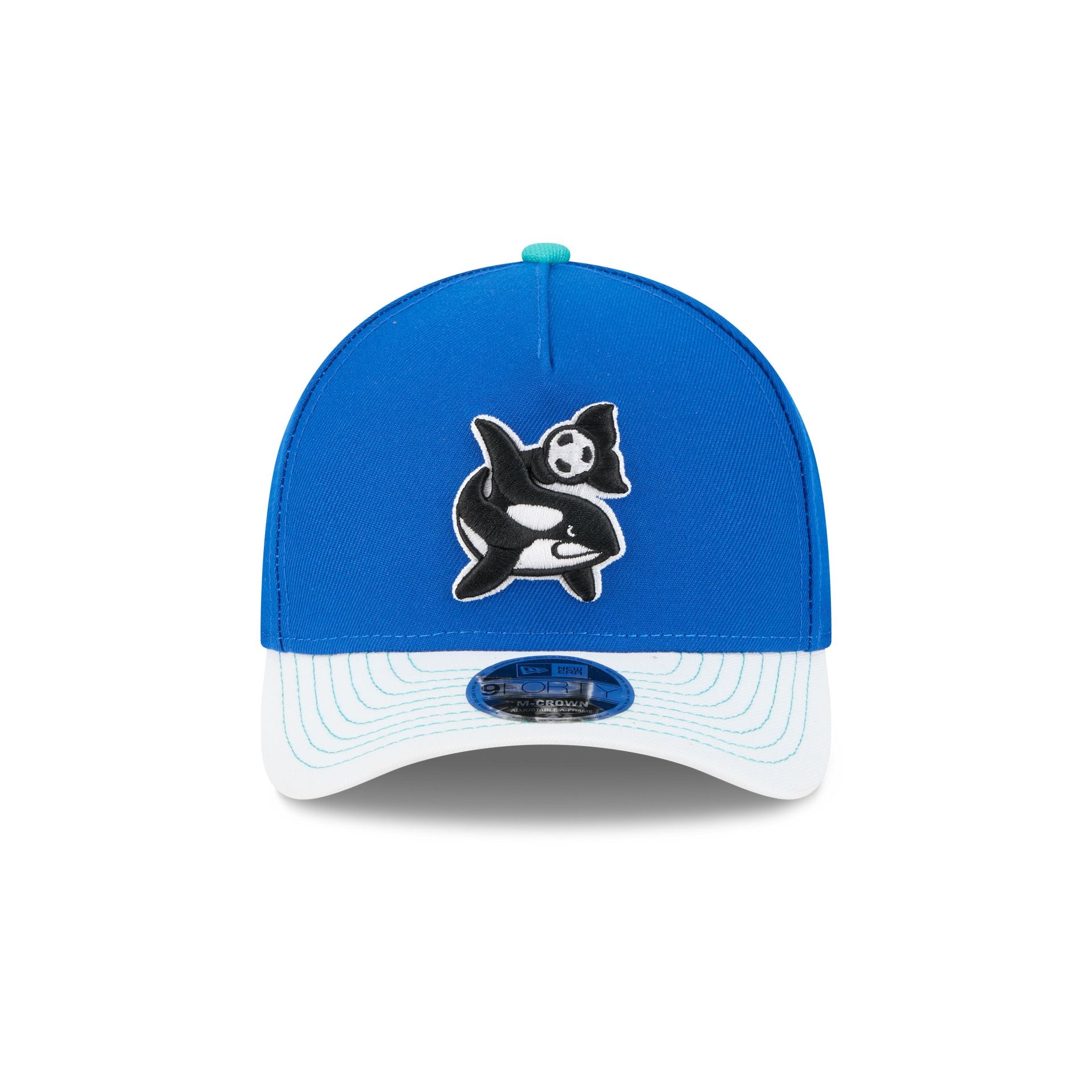 Seattle Sounders 2025 Jersey Hook Blue 9FORTY M-Crown A-Frame Snapback Hat - Image 2