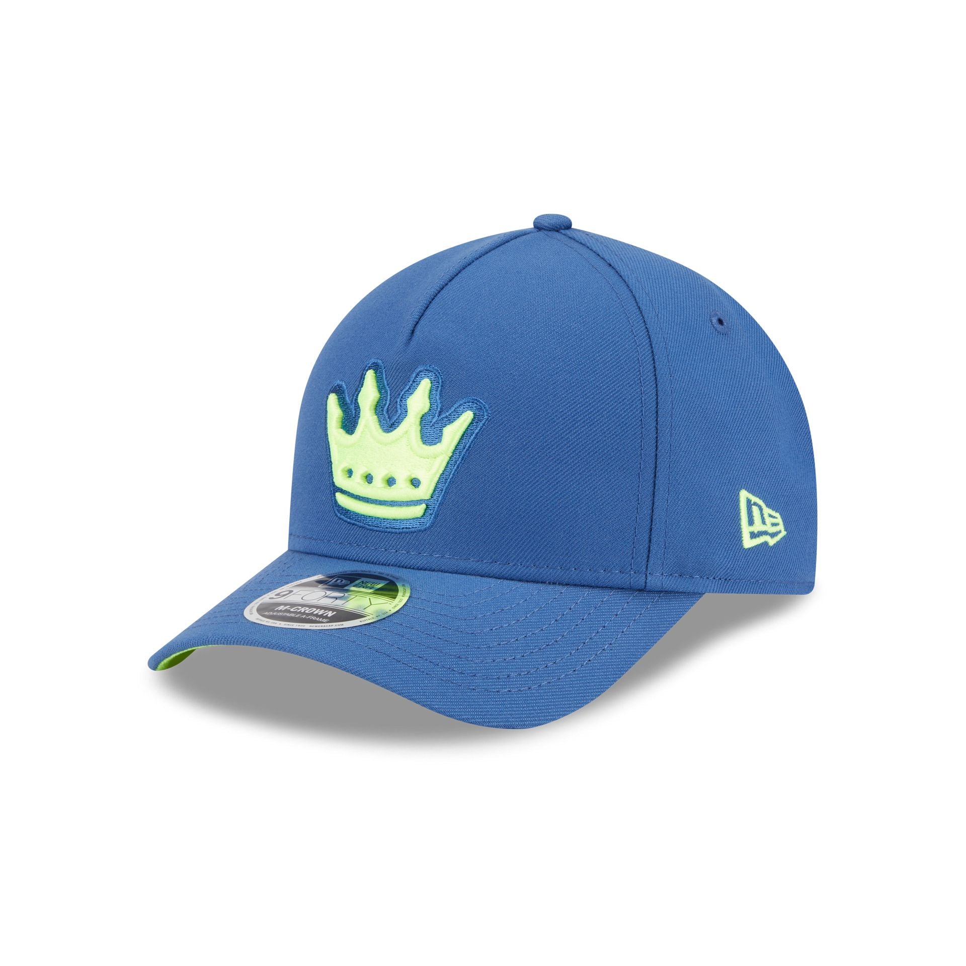 Charlotte FC 2025 Jersey Hook Blue 9FORTY M-Crown A-Frame Snapback Hat - Image 3