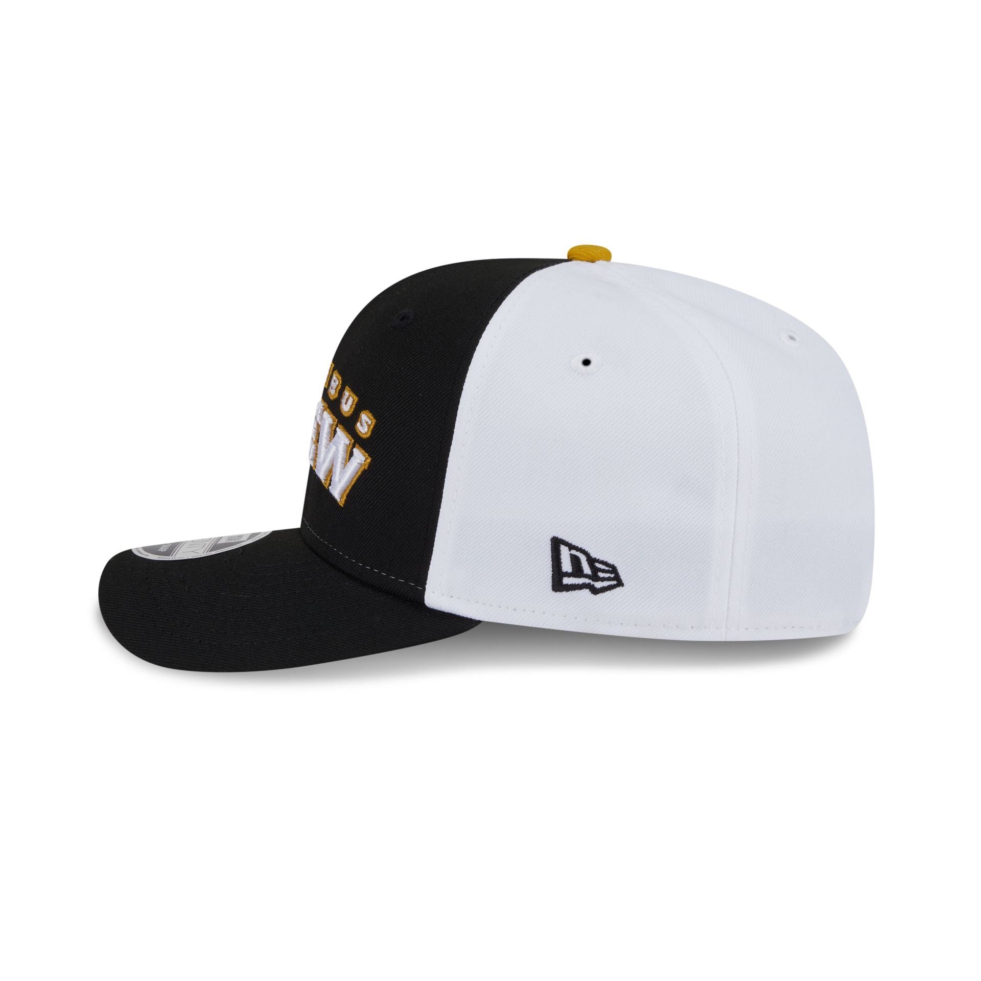 Columbus Crew 2025 Jersey Hook Black 9SEVENTY Stretch-Snap Hat - Image 5