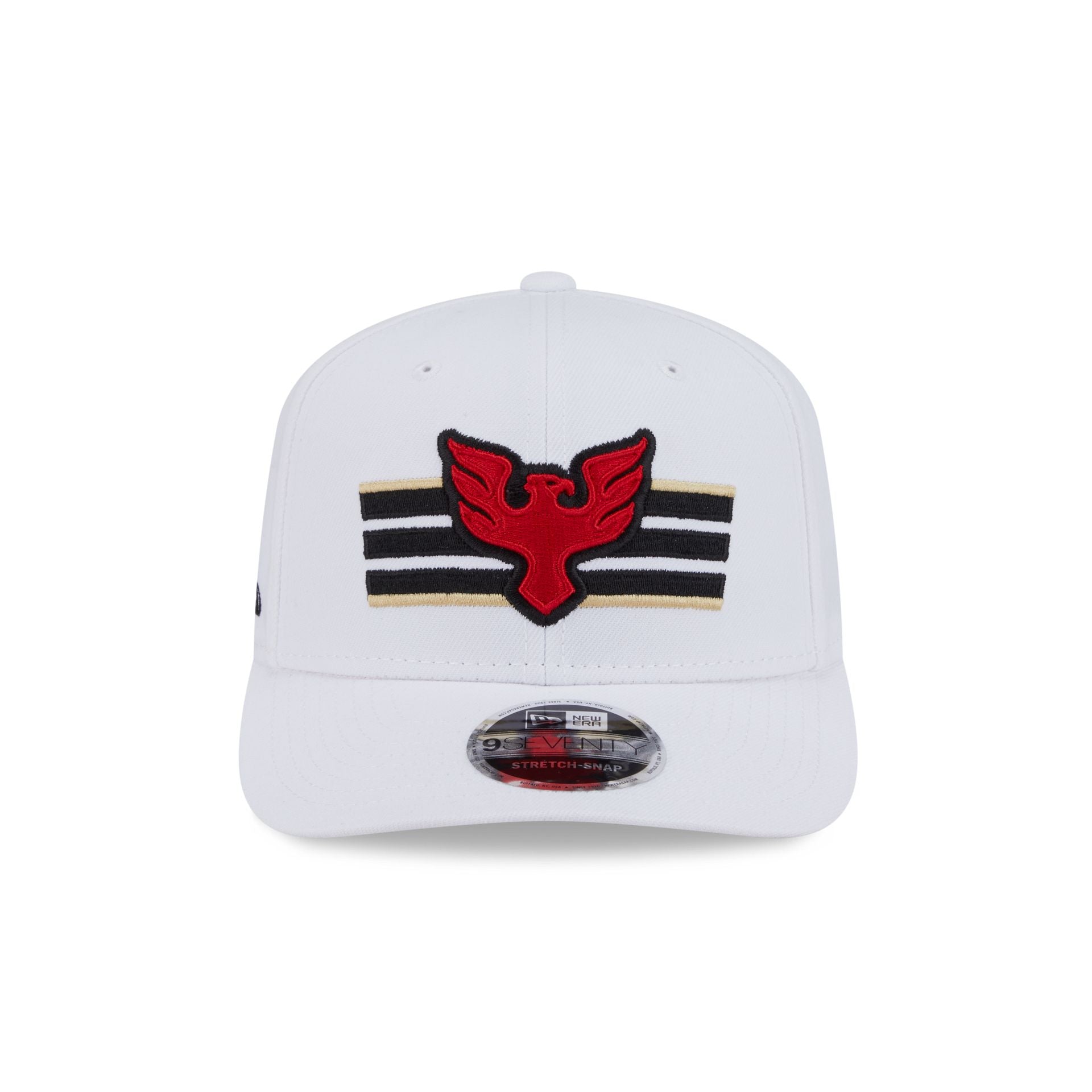 D.C. United 2025 Jersey Hook White 9SEVENTY Stretch-Snap Hat - Image 2