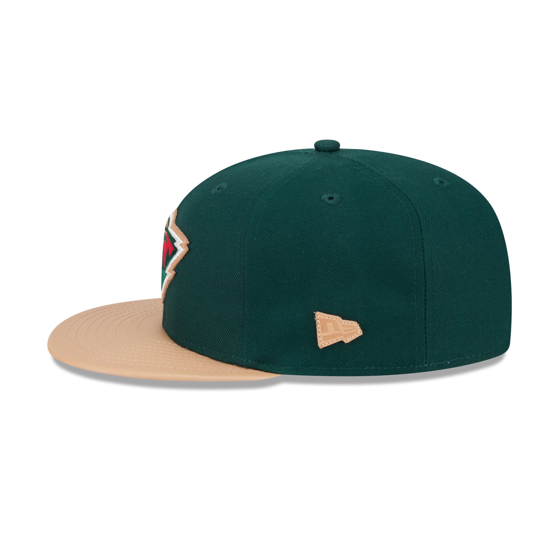 Minnesota Wild Leather Visor 59FIFTY Fitted Hat - Image 4