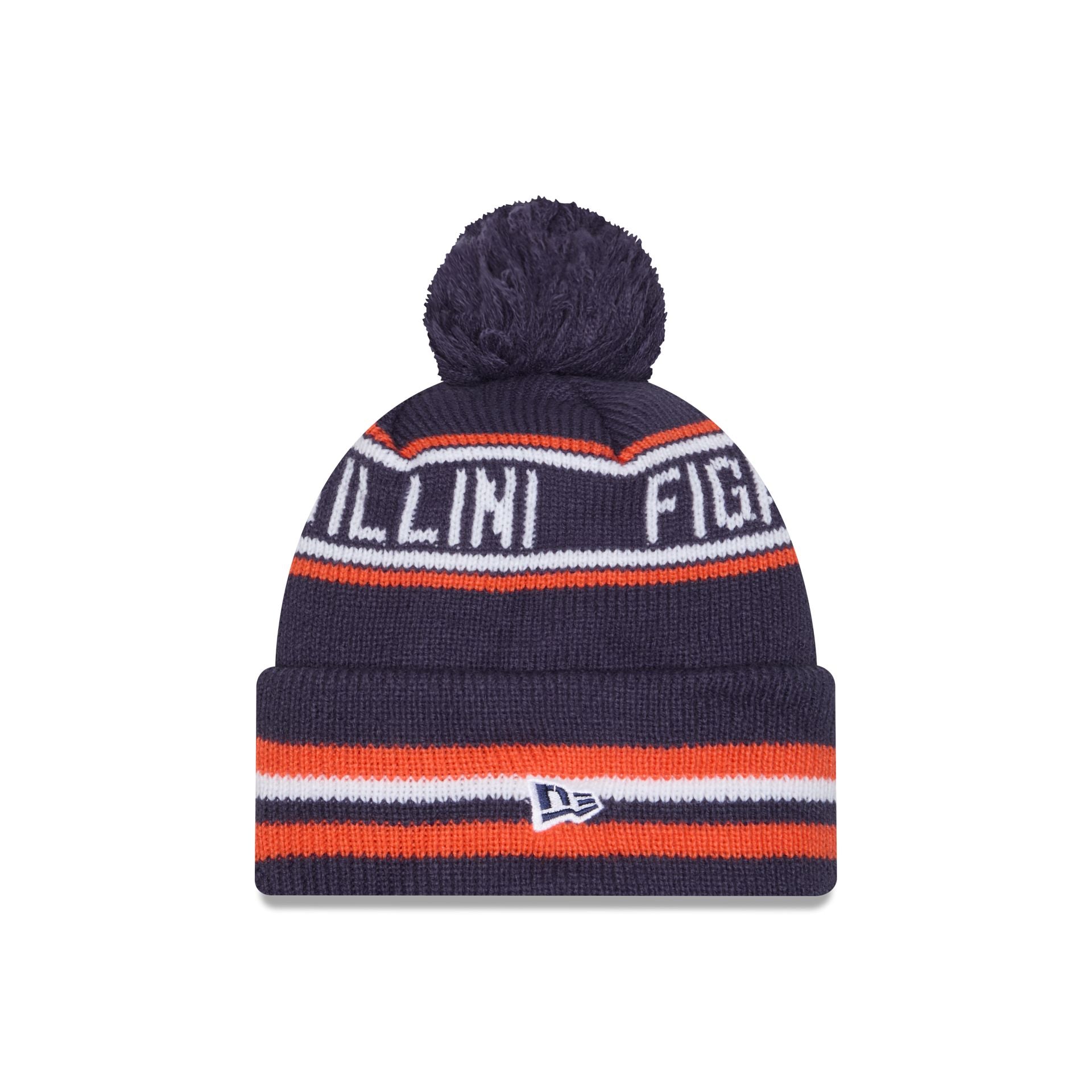 Illinois Fighting Illini Classic Pom Knit Hat - Image 3
