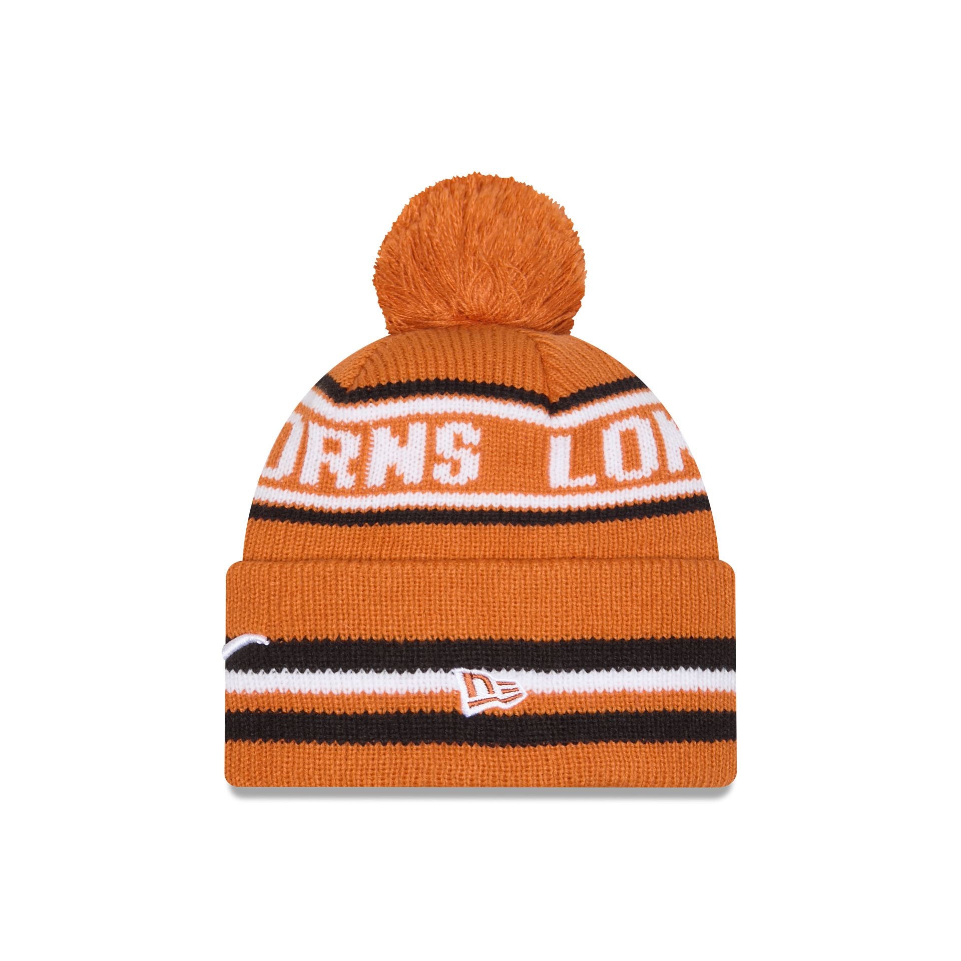 Texas Longhorns Classic Pom Knit Hat - Image 2