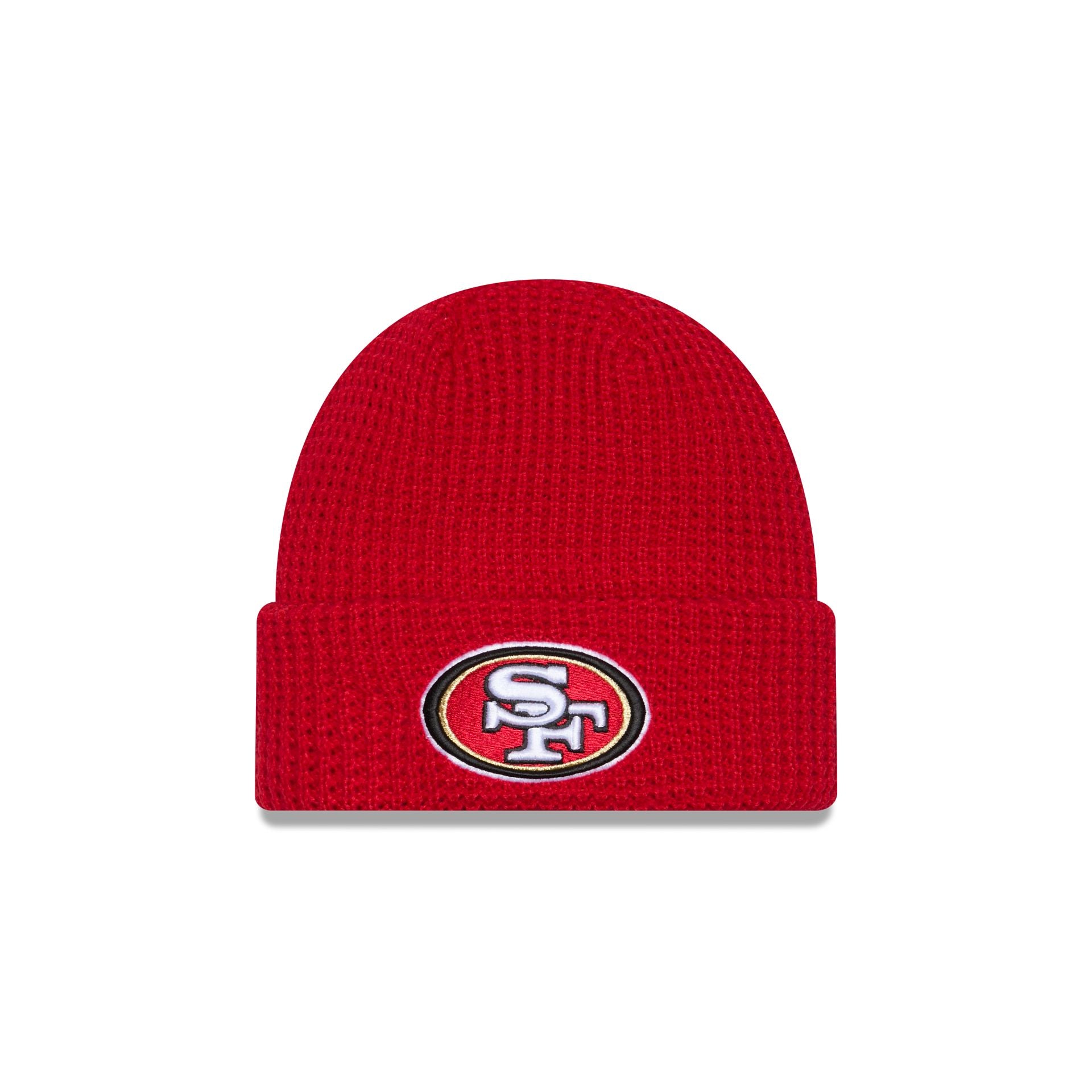 San Francisco 49ers Waffle Stitch Knit Beanie Hat