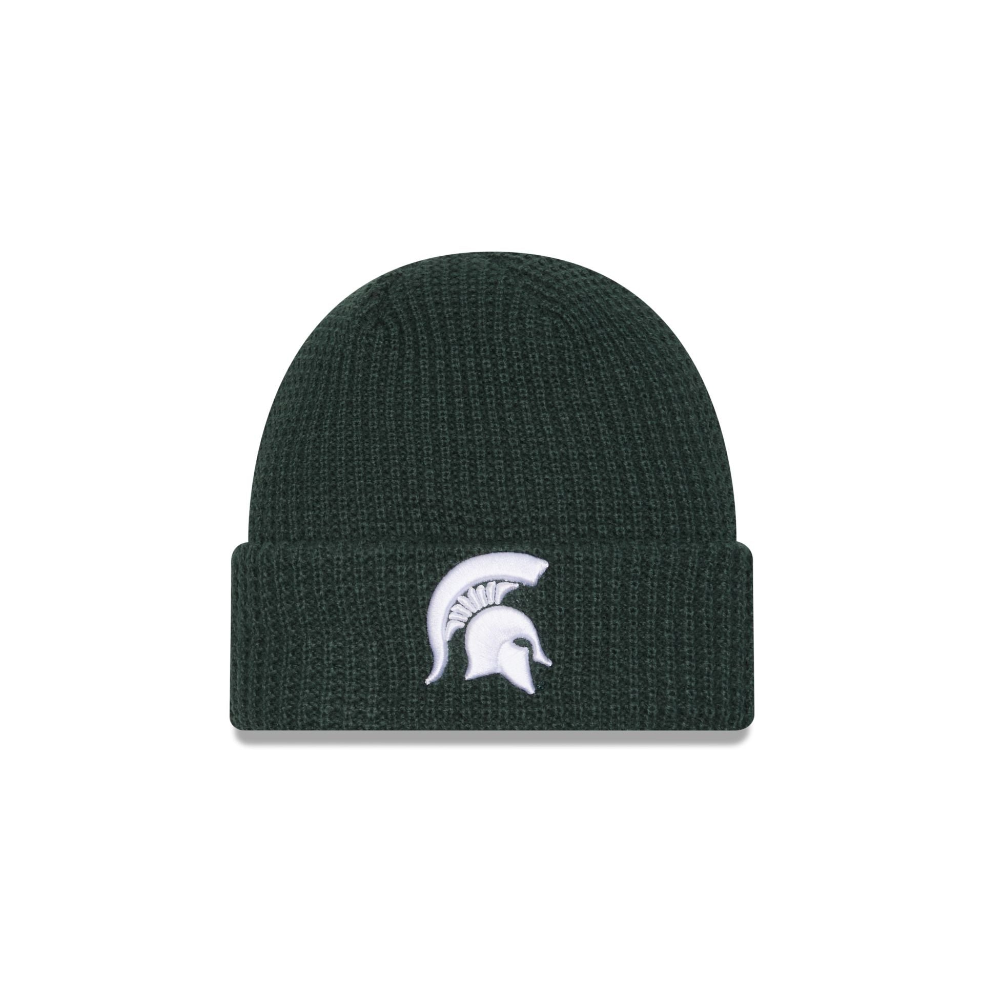 Michigan State Spartans Waffle Stitch Knit Beanie Hat