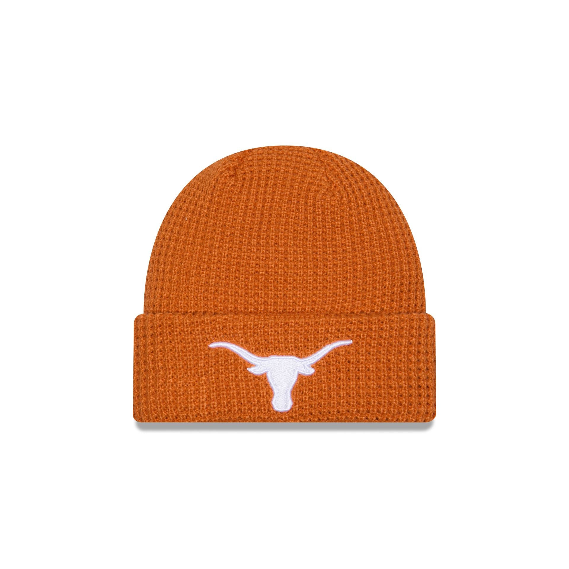 Texas Longhorns Waffle Stitch Knit Beanie Hat
