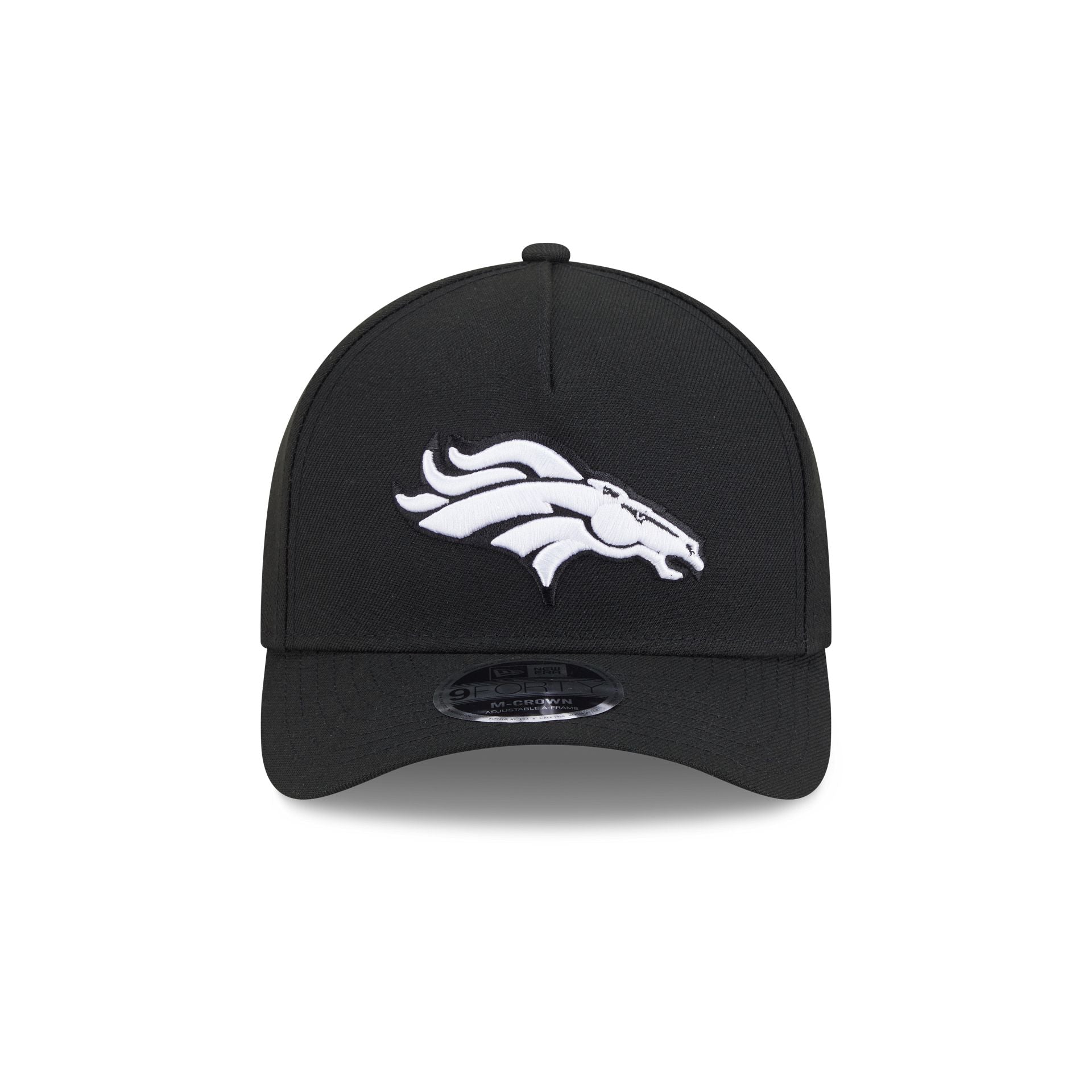 Denver Broncos Black & White 9FORTY M-Crown A-Frame Snapback Hat - Image 2
