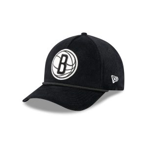 Brooklyn Nets Corduroy 9FORTY M-Crown A-Frame Snapback Hat