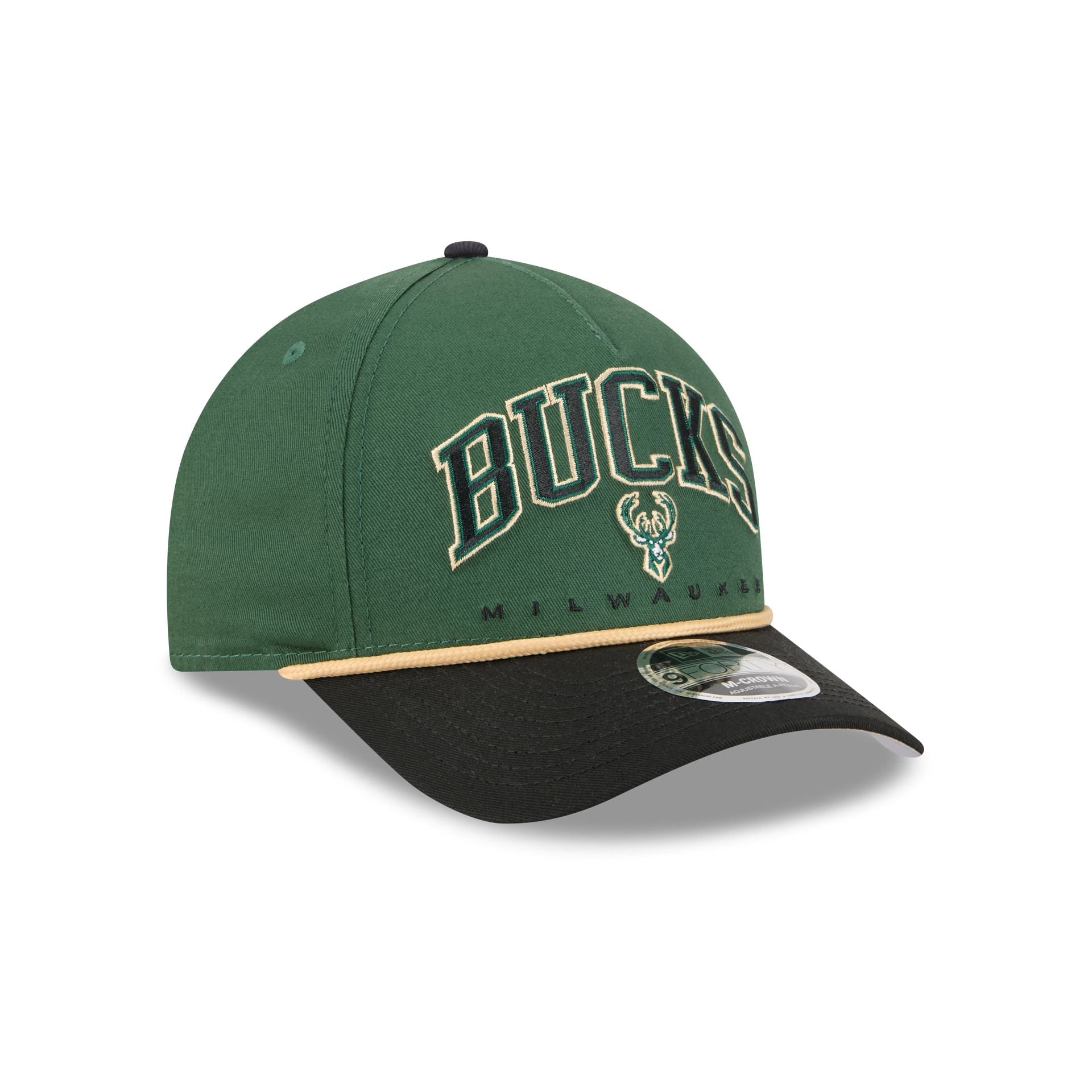 Milwaukee Bucks Arch 9FORTY M-Crown A-Frame Snapback Hat - Image 3