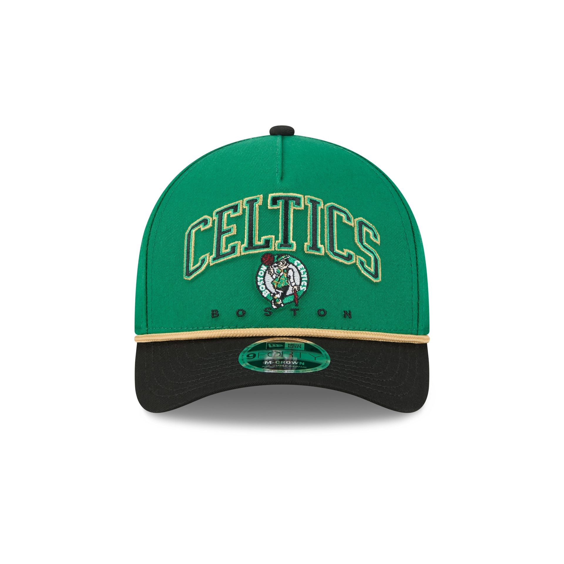 Boston Celtics Arch 9FORTY M-Crown A-Frame Snapback Hat - Image 2