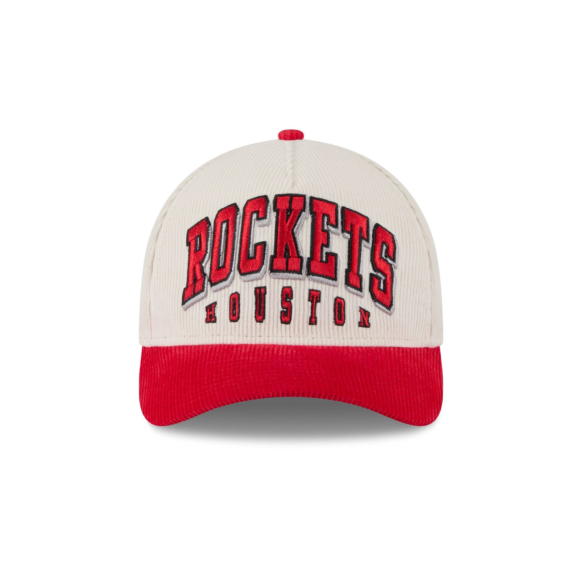 Houston Rockets Stacked Corduroy 9FORTY M-Crown A-Frame Snapback Hat - Image 2