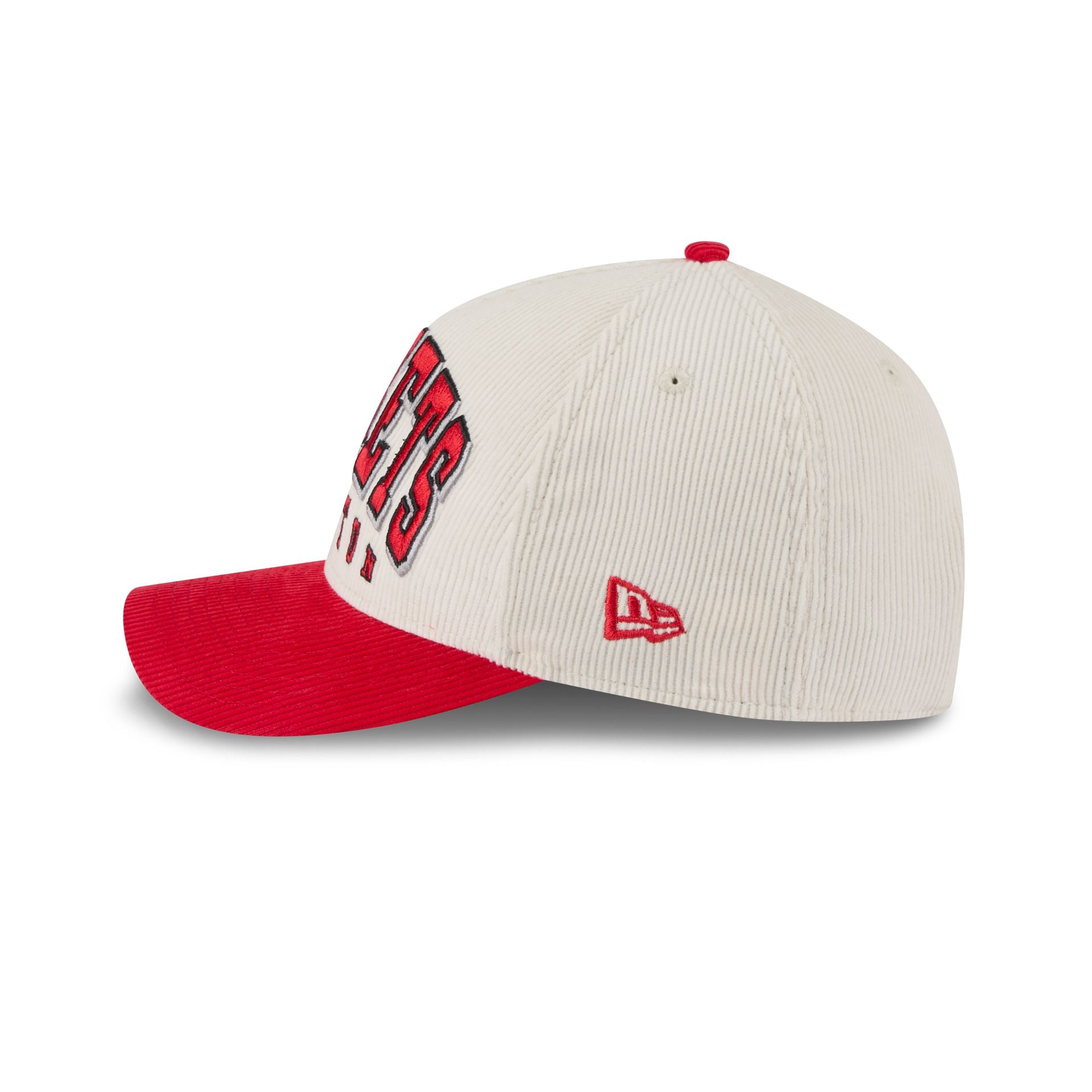 Houston Rockets Stacked Corduroy 9FORTY M-Crown A-Frame Snapback Hat - Image 5