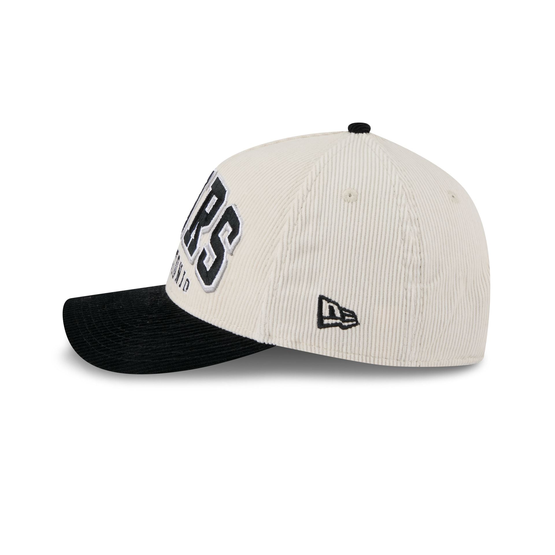 San Antonio Spurs Stacked Corduroy 9FORTY M-Crown A-Frame Snapback Hat - Image 5