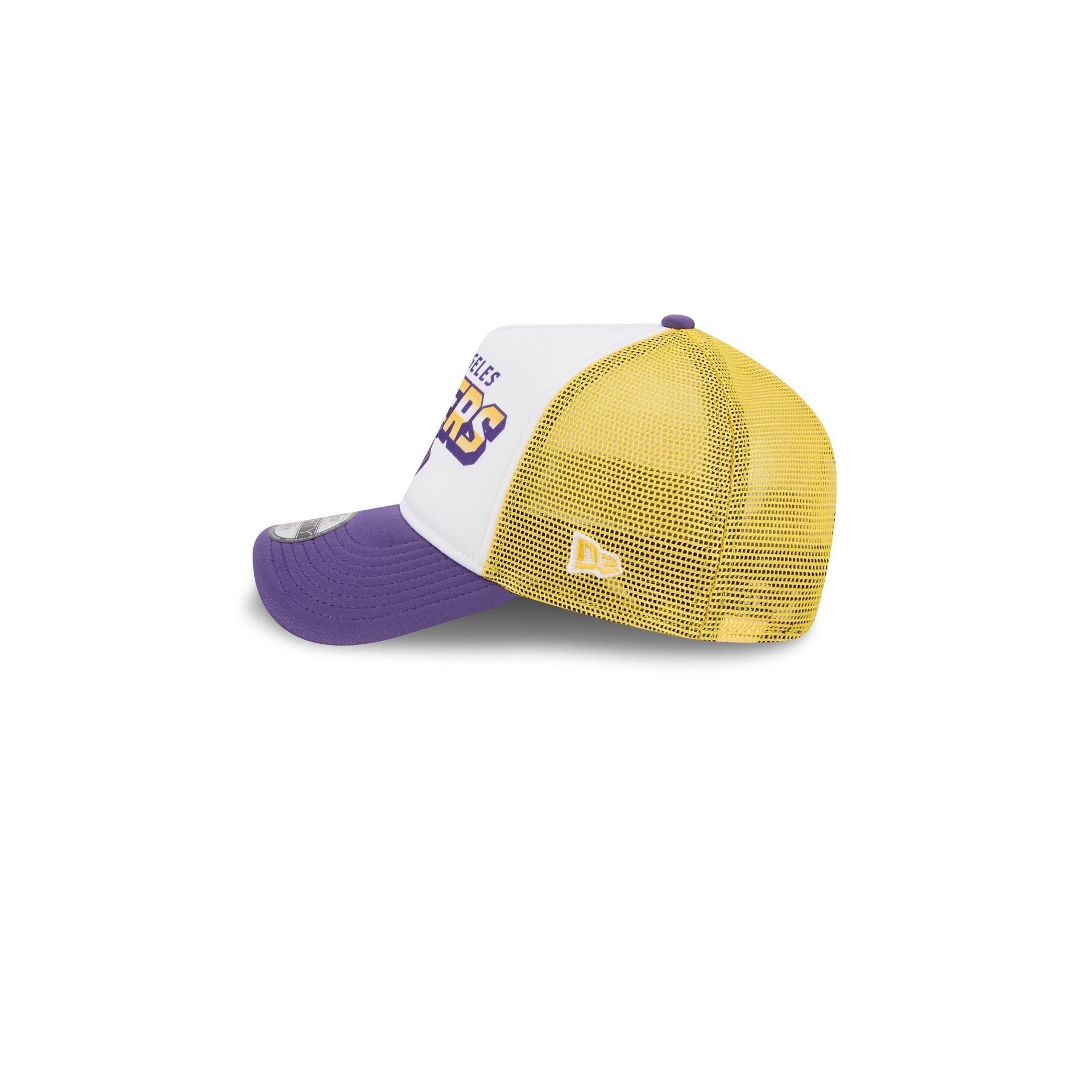 Los Angeles Lakers Shine Kids 9FORTY A-Frame Trucker Hat - Image 4
