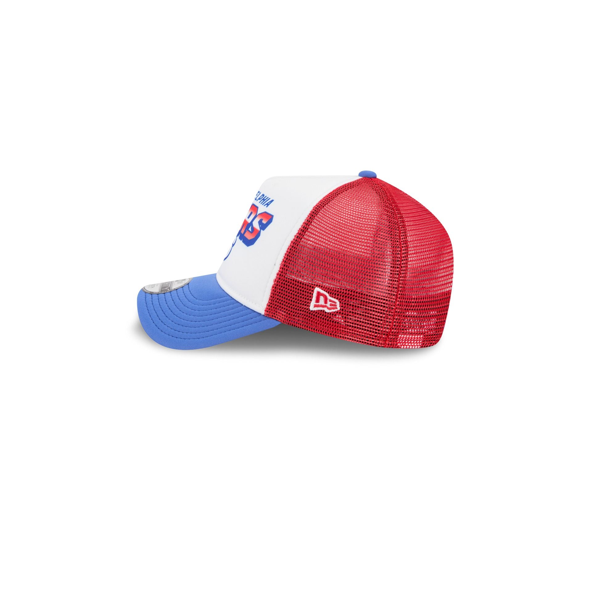 Philadelphia 76ers Shine Kids 9FORTY A-Frame Trucker Hat - Image 4