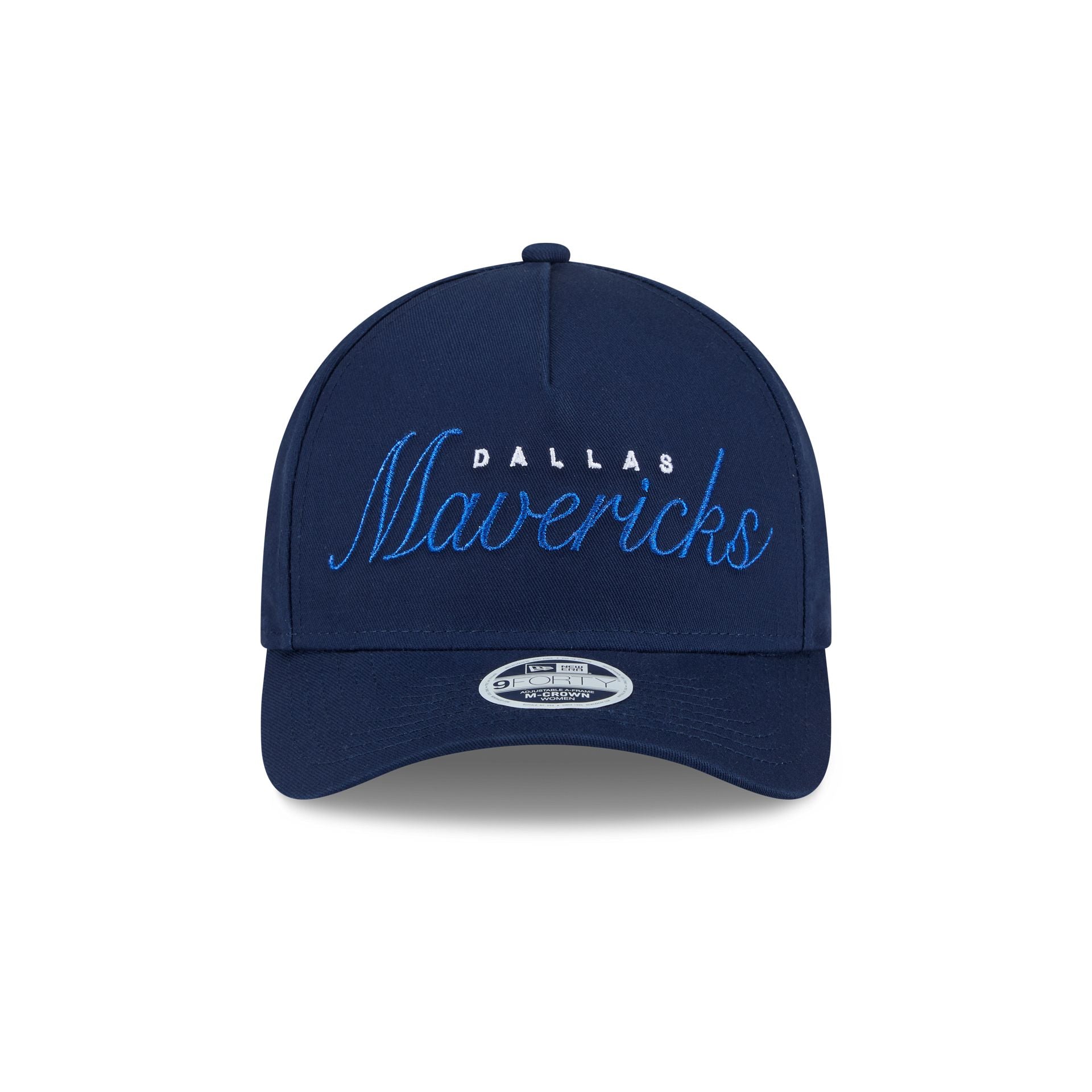 Dallas Mavericks Metallic Women's 9FORTY M-Crown A-Frame Snapback Hat - Image 2