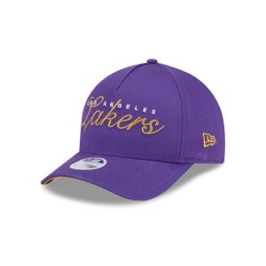 Los Angeles Lakers Metallic Women's 9FORTY M-Crown A-Frame Snapback Hat