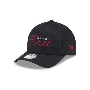 Miami Heat Metallic Women's 9FORTY M-Crown A-Frame Snapback Hat
