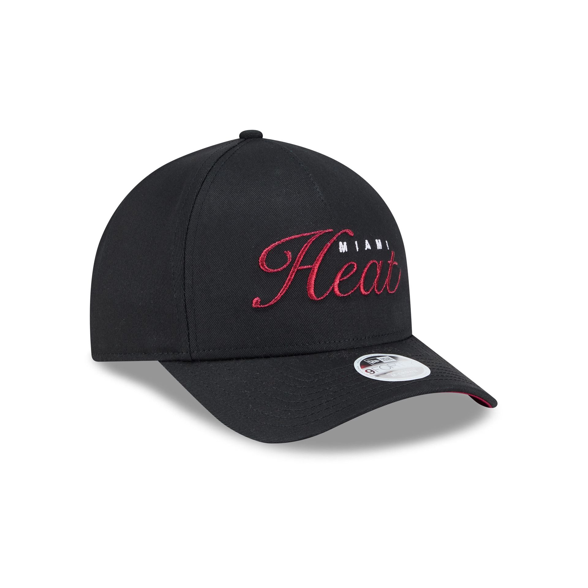 Miami Heat Metallic Women's 9FORTY M-Crown A-Frame Snapback Hat - Image 3