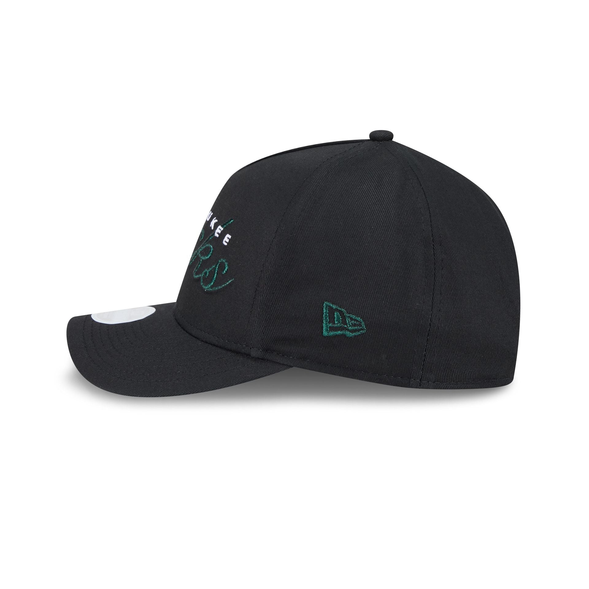 Milwaukee Bucks Metallic Women's 9FORTY M-Crown A-Frame Snapback Hat - Image 4
