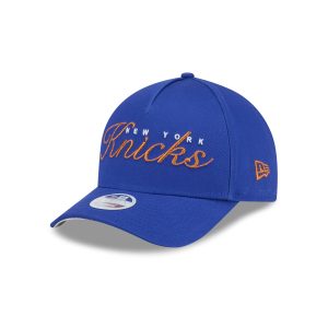 New York Knicks Metallic Women's 9FORTY M-Crown A-Frame Snapback Hat