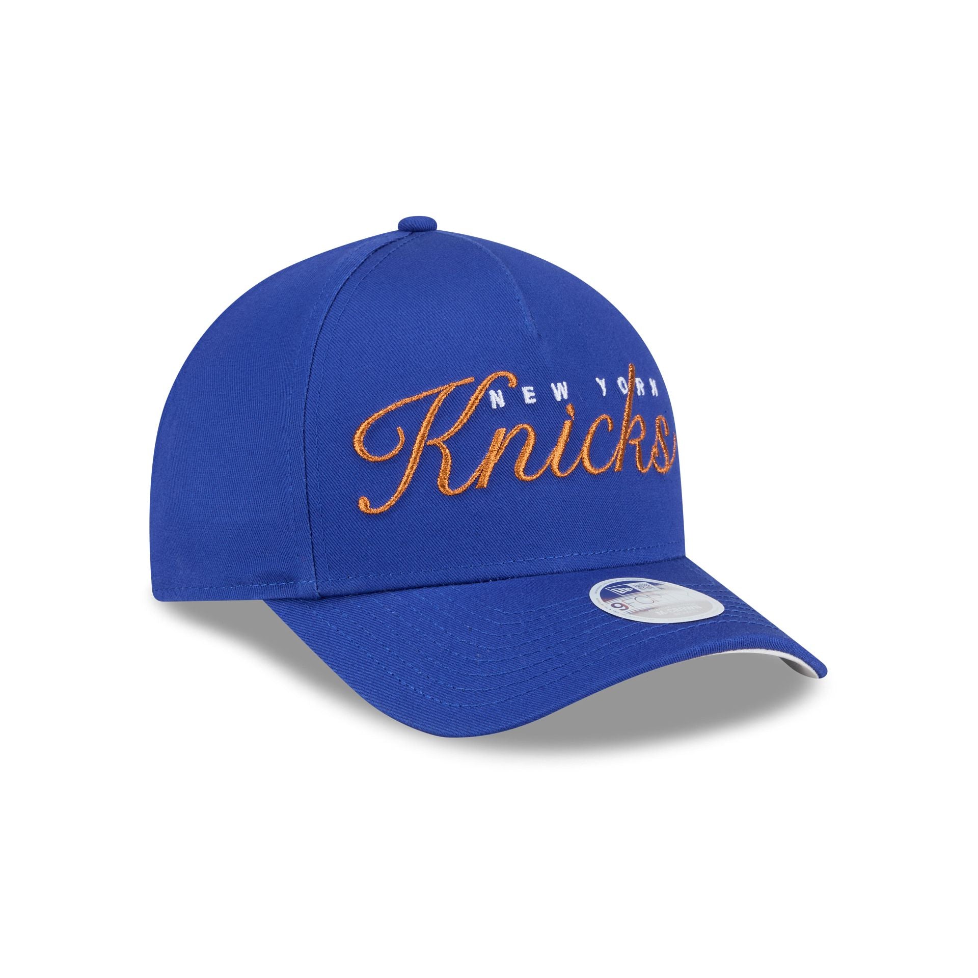 New York Knicks Metallic Women's 9FORTY M-Crown A-Frame Snapback Hat - Image 3