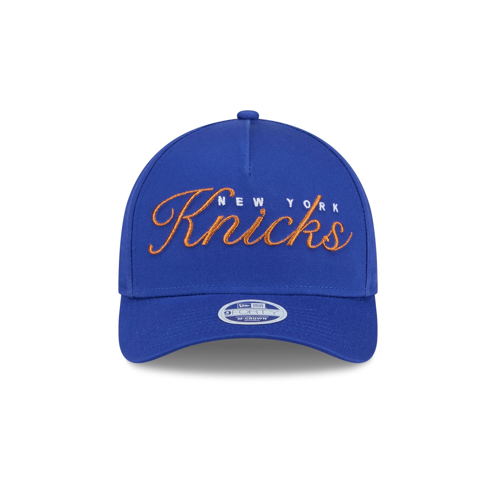 New York Knicks Metallic Women's 9FORTY M-Crown A-Frame Snapback Hat - Image 2