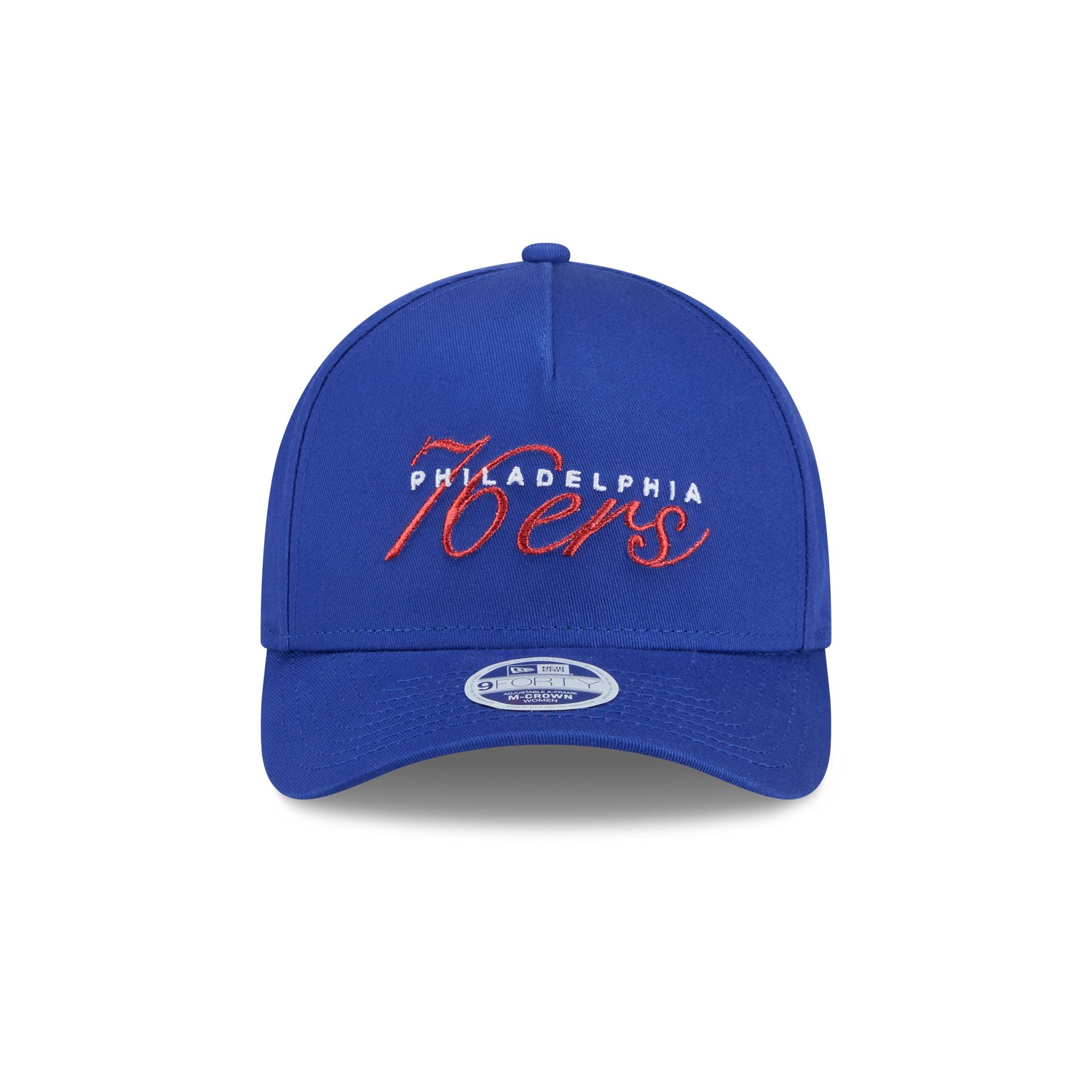 Philadelphia 76ers Metallic Women's 9FORTY M-Crown A-Frame Snapback Hat - Image 2