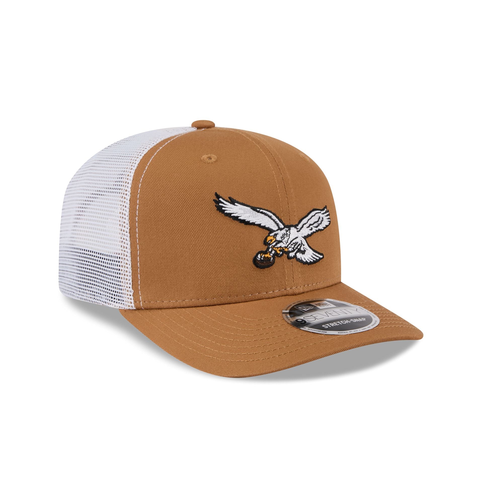 Philadelphia Eagles Bronze 9SEVENTY Trucker Hat - Image 3