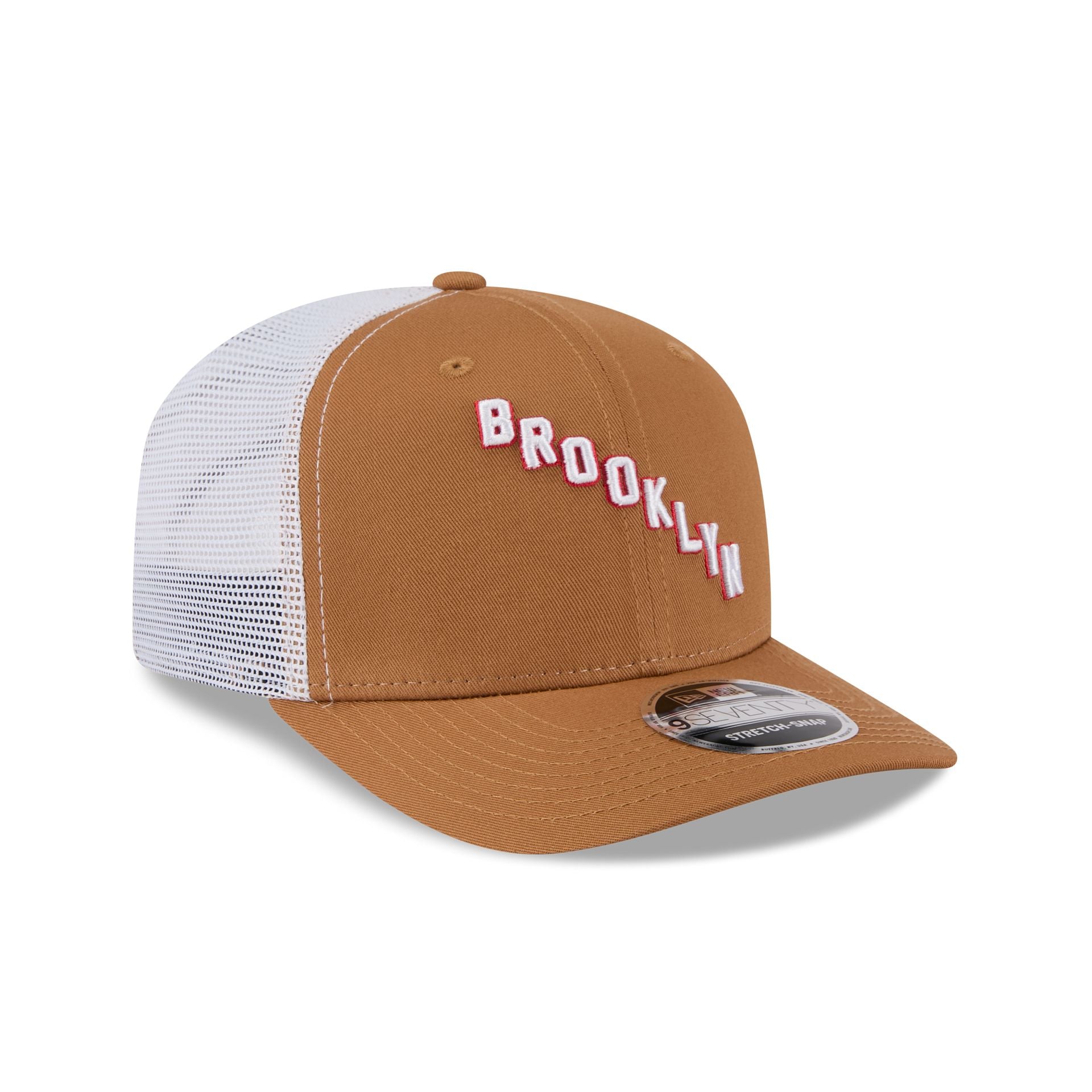 Brooklyn Americans Bronze 9SEVENTY Trucker Hat - Image 3